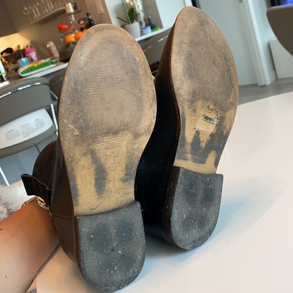 Black ankle boot wedges - Picture 3 of 4